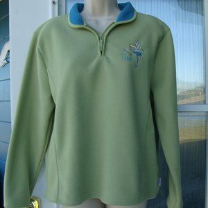 Disney Tinkerbell green fleece pullover